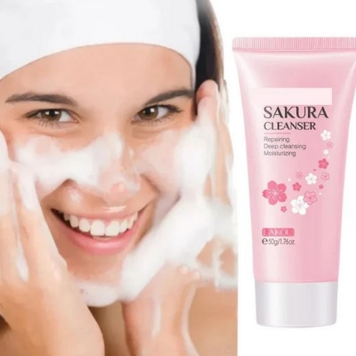 Buy LAIKOU Japan Sakura Cleanser - 50gm  at Best Price In Bangladesh