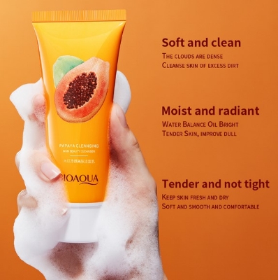 Buy BIOAQUA Papaya Face Cleanser - 100gm at Best Price In Bangladesh
