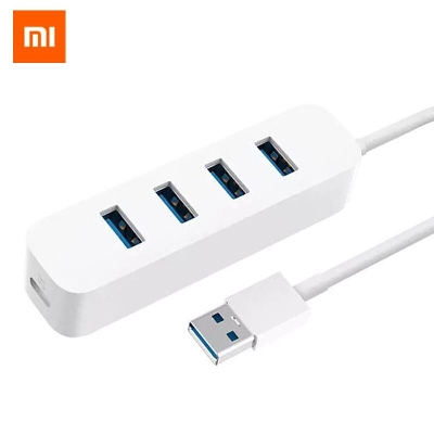 Picture of XIIAOMI 4 Port USB 3.0 Hub for USB Expansion Mini Portable Hub For MacBook/Chromebook/Notebook PCs