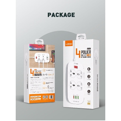 Picture of LDNIO Universal 4 port + 4 USB 2500W FAST CHARGER POWER SOCKET-Black