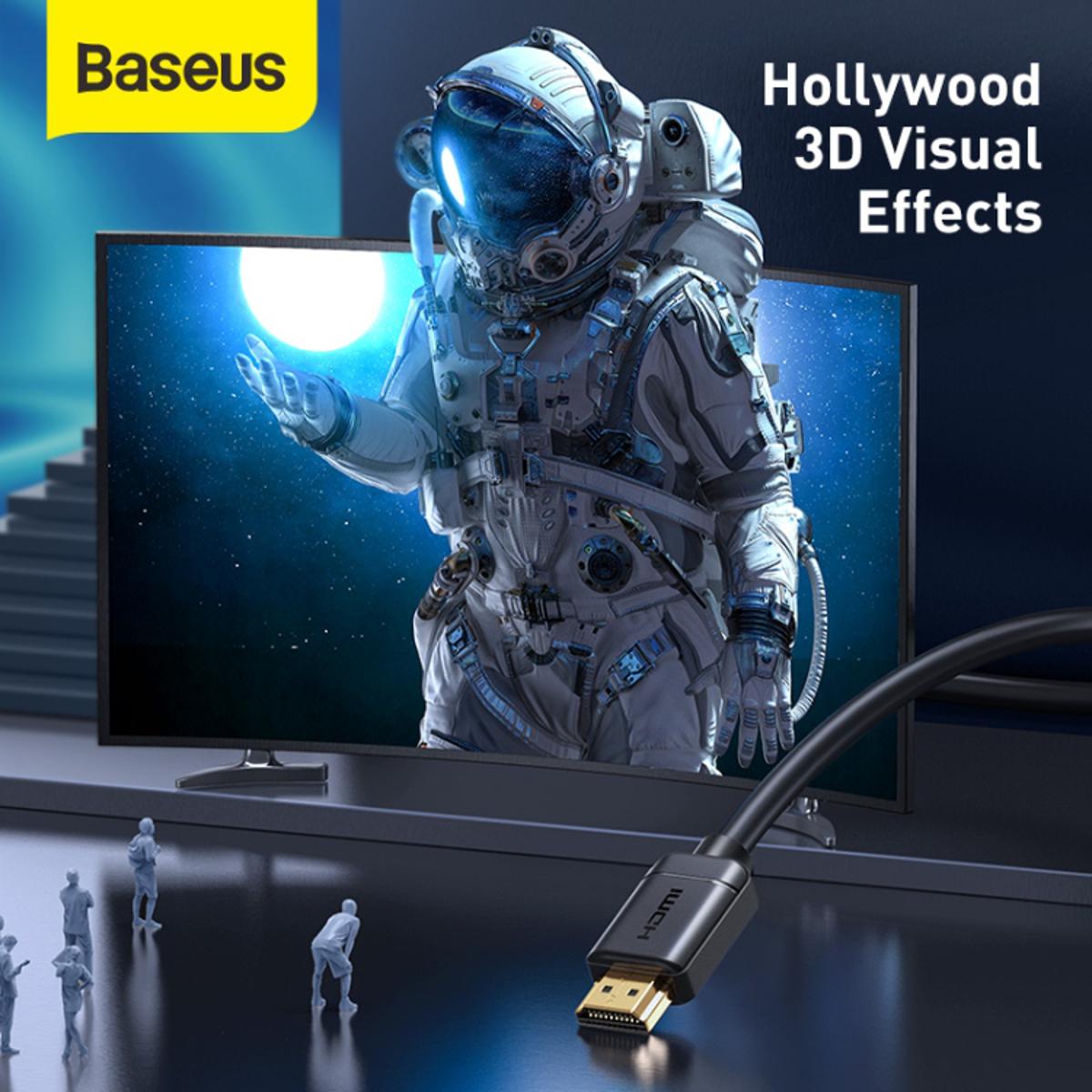 Picture of Baseus High Definition Series HDMI to HDMI Adapter Cable-3M