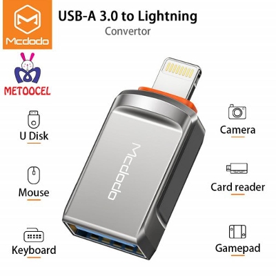 Picture of Mcdodo OT-860 OTG USB-A 3.0 To Lightning Adapter Lightning to USB 3.0 Camera Adapter OTG