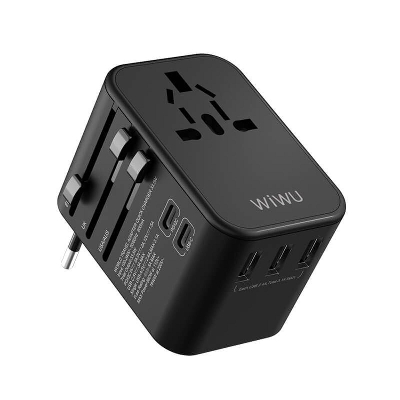 Picture of WIWU UA-303 UNIVERSAL PLUG ADAPTER TYPE C TRAVEL CHARGER