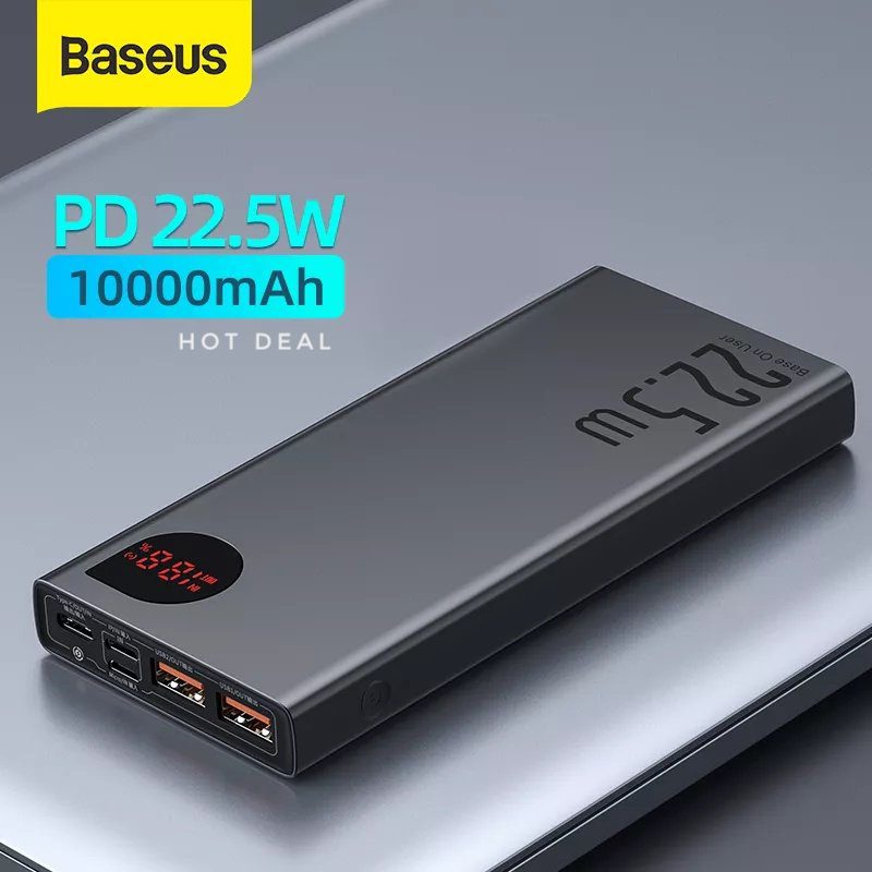 Picture of Baseus Adaman Metal Digital Display Quick Charge Power Bank 22.5W 10000mAh