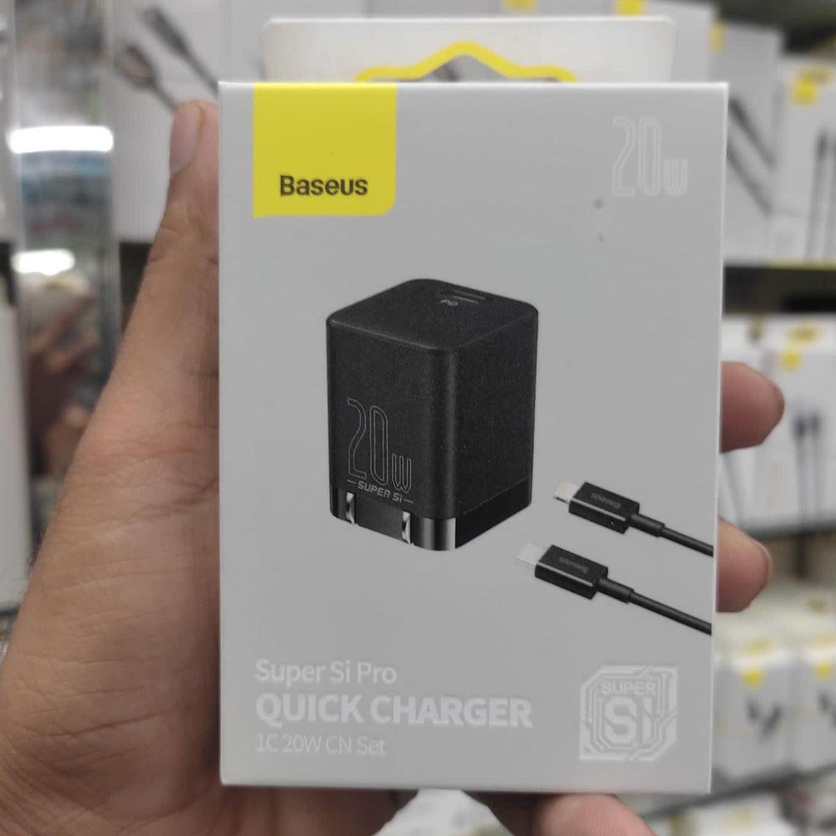 Picture of Baseus Super Si Pro 20W 1C Adapter with USB-C to Lightning Cable-CN