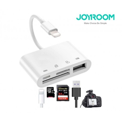 Picture of Joyroom S-H142 4-in-1 Card Reader With Lightning Connector