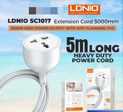 Picture of LDNIO SC1017 Universal Power Strip with Extension Power Cord 5m