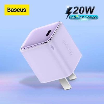 Picture of BASEUS GaN3 Fast Charger Type-C 20W CN Plug Charging Adapter