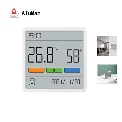Picture of Xiaomi Duka Atuman TH1 Clock Electronic Thermohygrometer Thermometer Calendar 2.8' Thin Screen