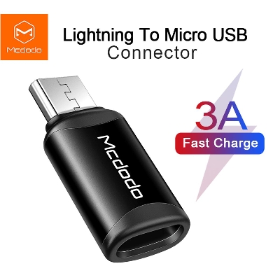 Picture of MCDODO Lightning To Micro USB Conector OT-7710 - Black