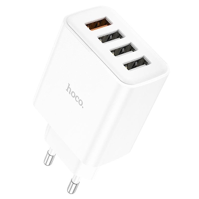 Picture of hoco Wall charger C102A Fuerza QC3.0 EU plug