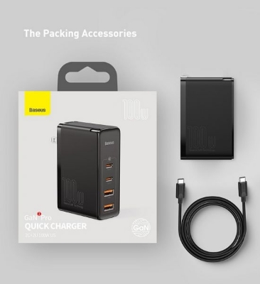 Picture of Baseus GaN2 Pro Quick Charger 2C+2U 100W