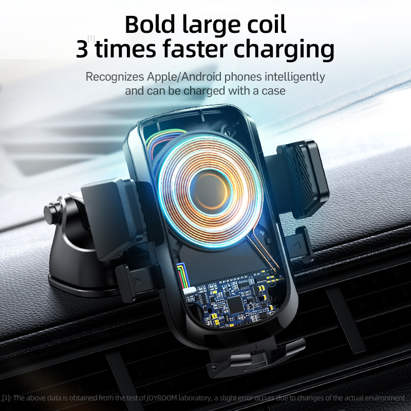 Picture of Joyroom Wireless Charger 15W mechanical locking off load anti shake