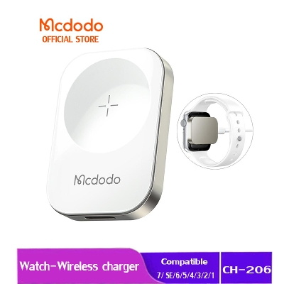 Picture of Mcdodo Portable Wireless Charger for Watch Compatible with Apple Watch Models 7/ SE/6/5/4/3/2/1 CA-206