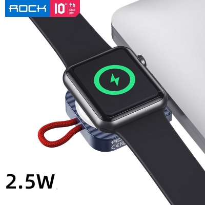 Picture of Rock Apple watch Series 7 6 se 5 4 3 2 Magnetic Wireless Charger/ iWatch USB Charger Dock/ 2.5W Fast Charging