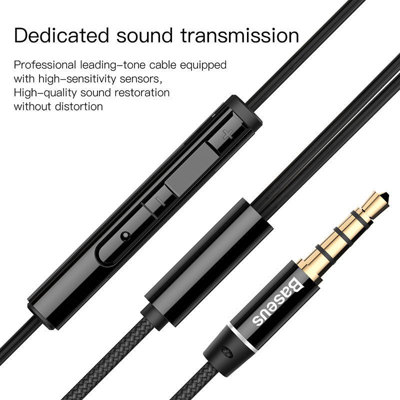 Picture of Baseus  H06 In Ear Earphones for Phone HiFi Stereo Bass Headphones 3.5mm