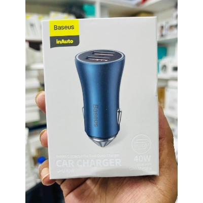 Picture of Baseus  40W Car Charger USB Car Charger Dual Port Quick Charger
