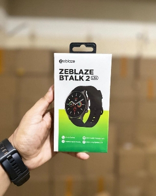 Picture of Zeblaze Btalk 2 Lite Voice Calling Smart Watch Large 1.39 HD Display 24H Health Monitor 100 Workout Modes for Men