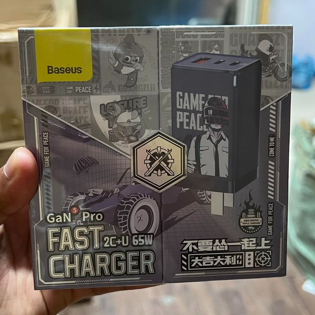 Picture of Baseus  GaN5 Pro 65W Fast Charger Game for Peace 2C+U CN