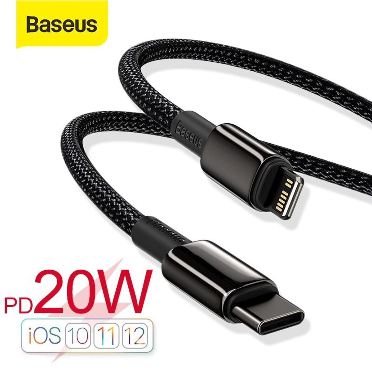 Picture of Baseus 20W USB C Cable for iPhone 12 13 Por Max PD Fast Charge for iPhone 12 SE USB Type C Cable Fast Charging for Macbook Cable