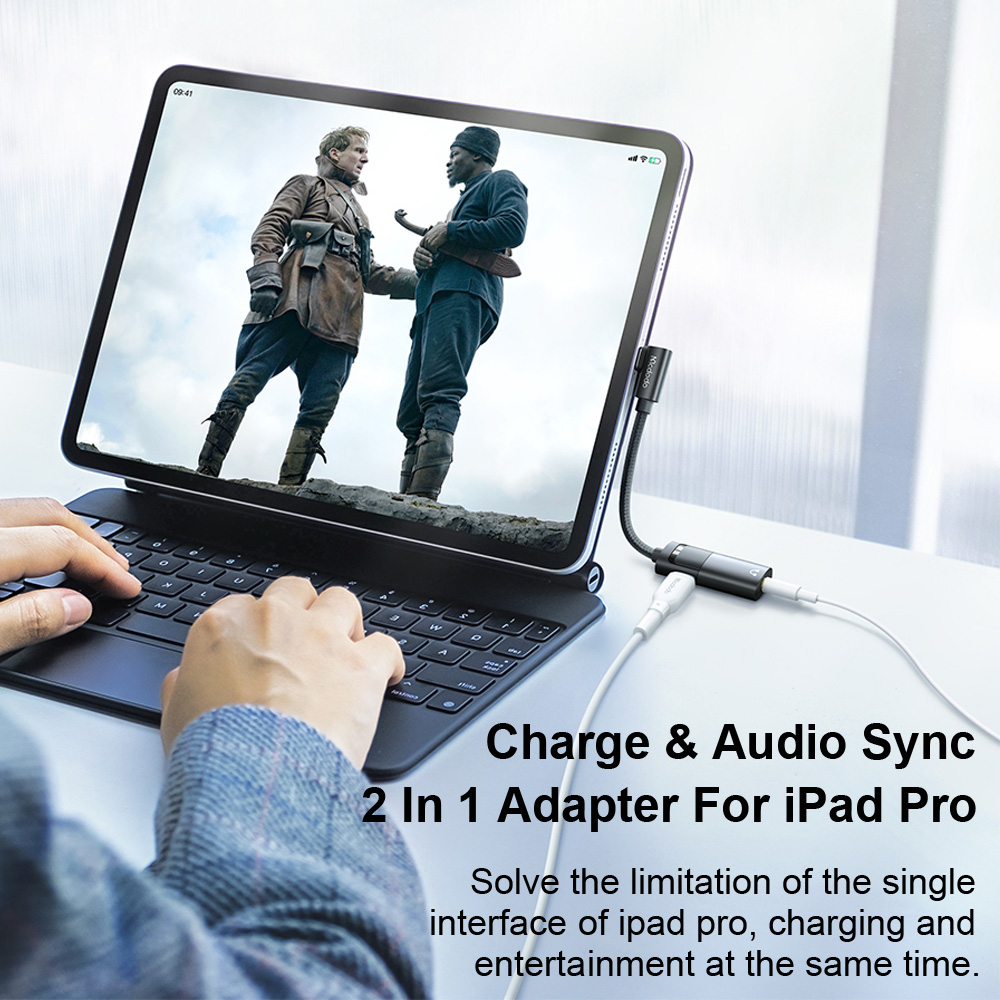 Picture of Mcdodo 60W PD Fast Charging Audio Type C to 3.5mm Earphone Jack DAC Adapter