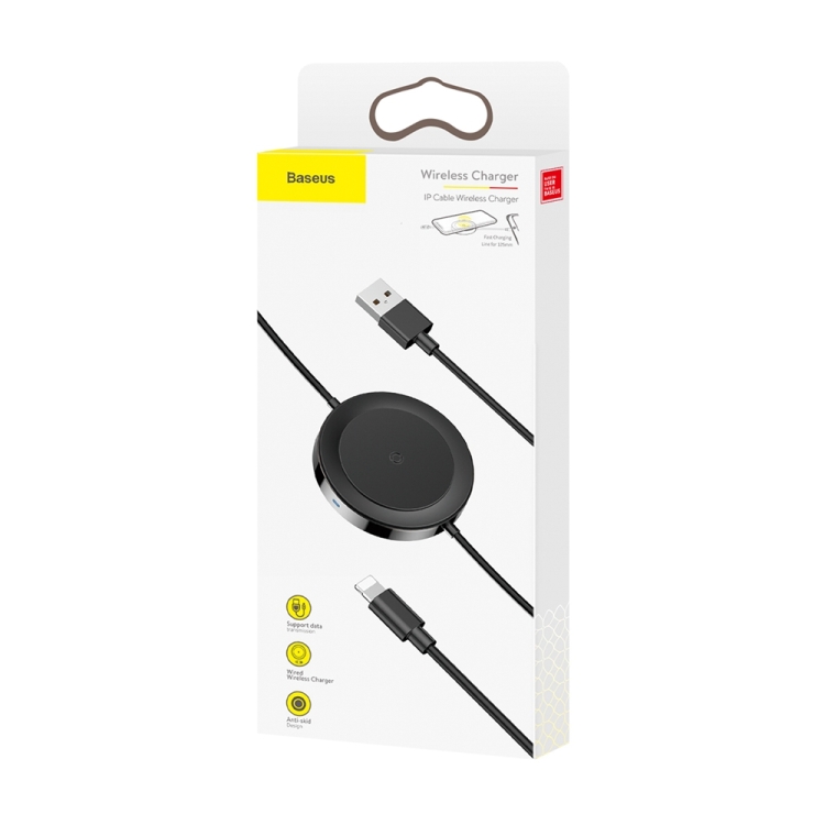 Picture of Baseus WXCA-01 5W Data Cable Qi Standard Wireless Charger, Cable Length: 1.2 m