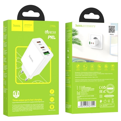 Picture of Hoco Wall charger C99A PD20W + QC3.0 Charger