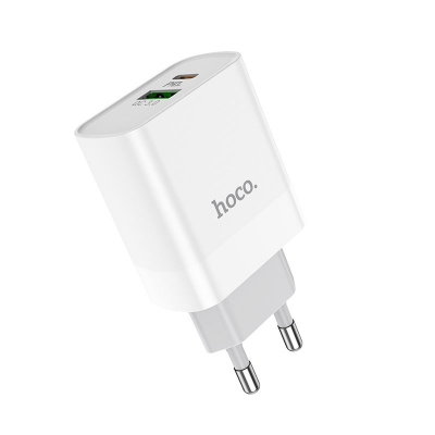 Picture of hoco C80A  Wall charger Rapido PD + QC3.0 EU plug