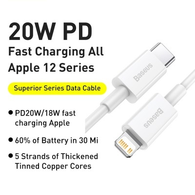 Picture of Baseus Superior Series Fast Charging Data Cable Type-C to iP PD 20W-1m