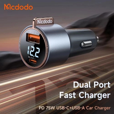 Picture of Mcdodo CC369 Digital Display USB-C + USB-A PD Car Charger