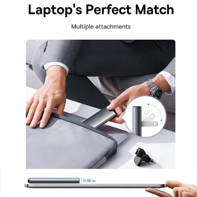 Picture of Baseus GaN5 Pro Ultra-Slim Fast Charger C+U 65W CN Type-C to Type-C 100W 1m Gray