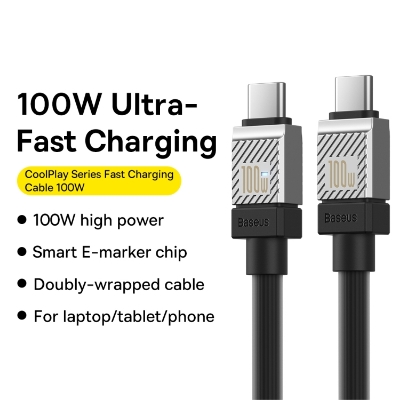 Picture of Baseus Cool Play Series 100W USB-C to USB-C Fast Charging Data Cable