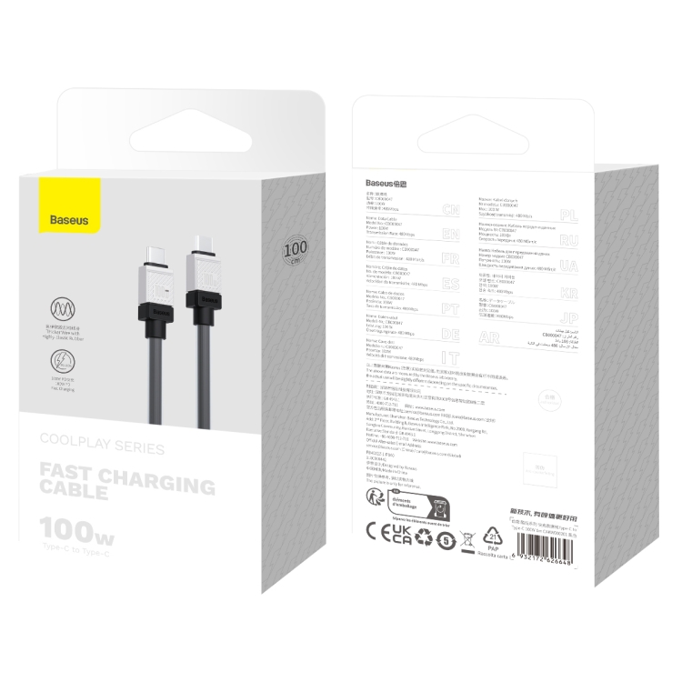 Picture of Baseus Cool Play Series 100W USB-C to USB-C Fast Charging Data Cable