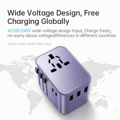 Picture of ROCK 35.5W Travel Multifunctional Plug PD Fast Charger Power Adapter