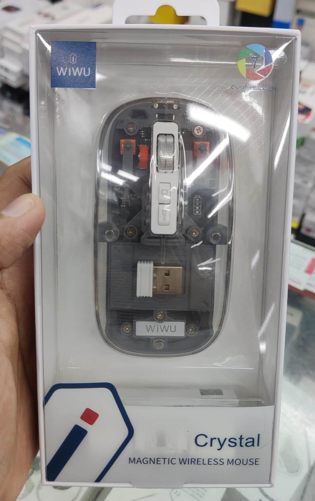 Picture of WIWU Transparent Crystal Magnetic Wireless Mouse