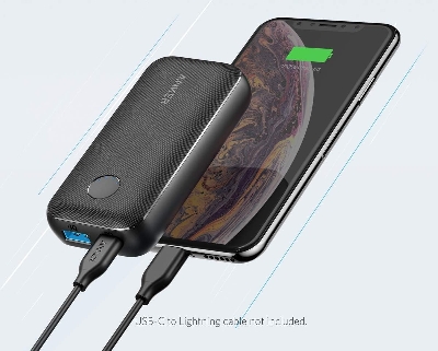 Picture of Anker PowerCore 10000 Redux Power Bank Portable Charger with USB-C Power Delivery (18W) A1246