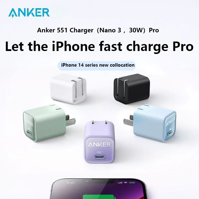 Picture of Anker Nano 3 30W Charger Anker 511 for iPhone 14 And 13 Series