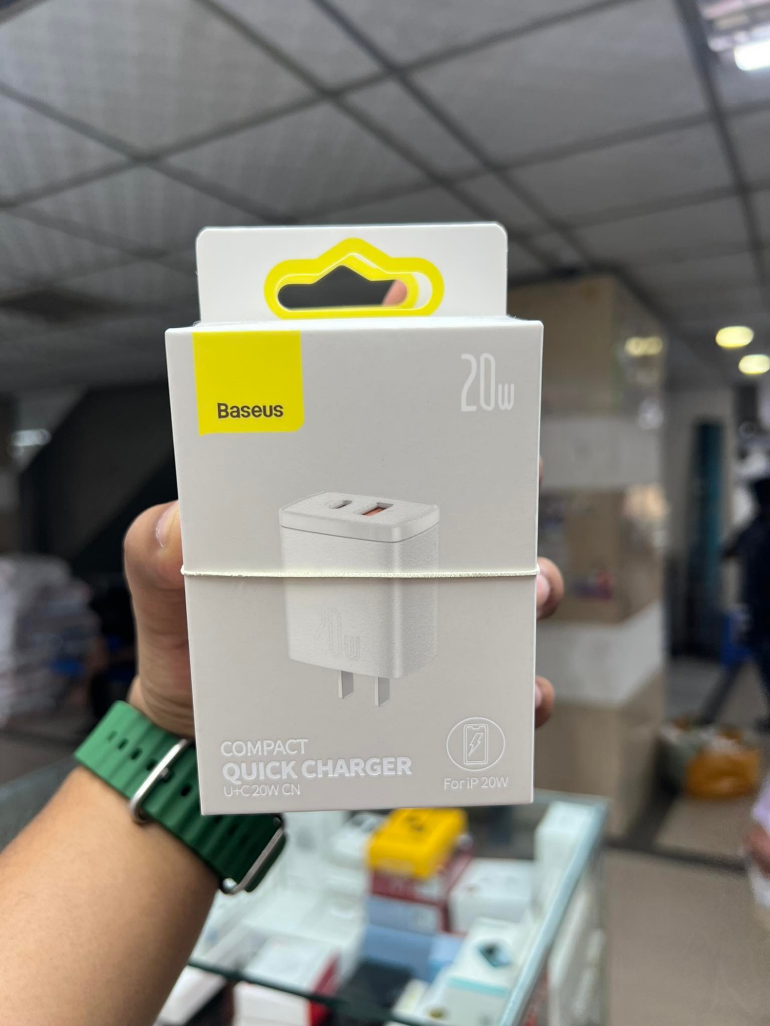 Picture of Baseus Compact Fast Charger Fast Charging Wall Charger U+C 20W