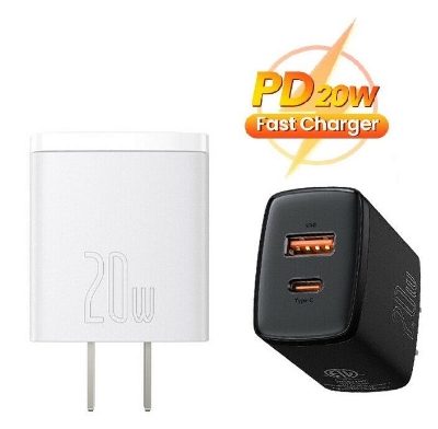 Picture of Baseus Compact Fast Charger Fast Charging Wall Charger U+C 20W