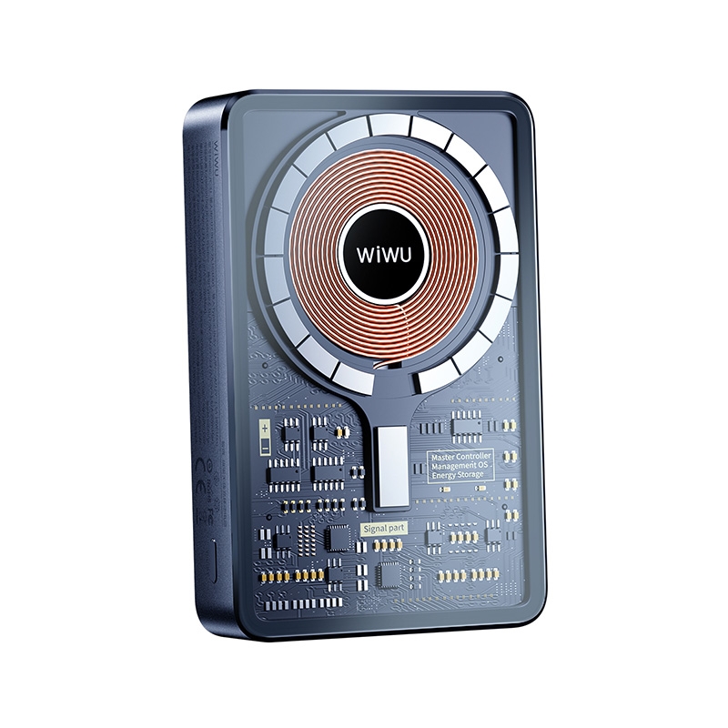 Picture of WIWU JC-21 Transparent Magnetic Power Bank 22.5W 10000mAh with Stand