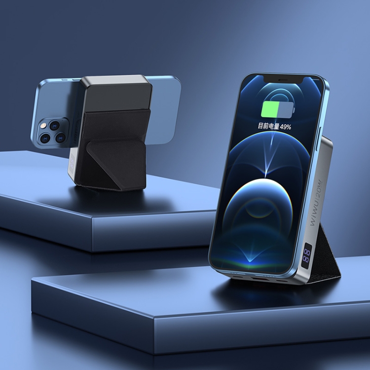 Picture of WIWU JC-21 Transparent Magnetic Power Bank 22.5W 10000mAh with Stand