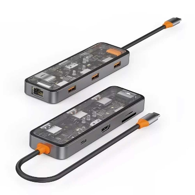 Picture of WiWU Cyber Multifunctional 8-in-1 Type C Hub Docking Station