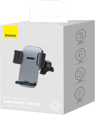 Picture of Baseus Car Mobile Support Easy Control Clamp 4.7"-6.7"-Grey