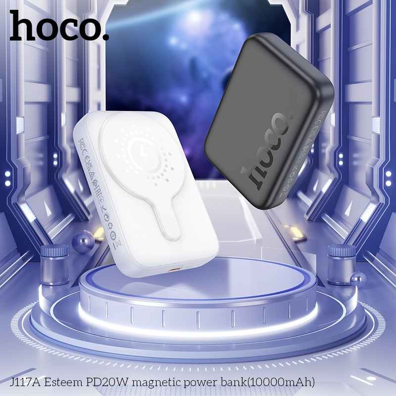 Picture of HOCO J117A Magnetic Wireless Fast Charging Power Bank 10000mAh