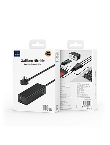 Picture of WiWU 100W GaN Charging Station for Laptop 5 in 1 Power Strap