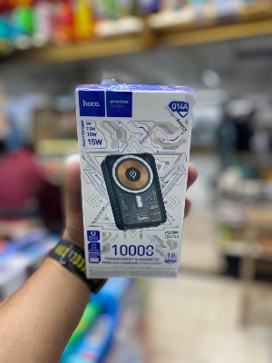 Picture of Hoco Q14A Transparent 2in1 Magnetic Power Bank 10000mAh for iPhone