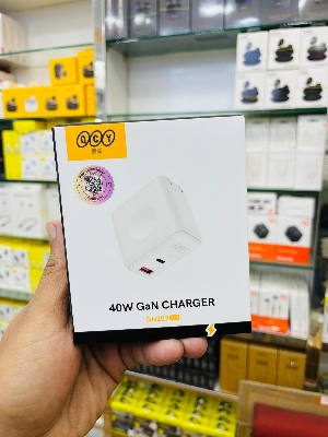 Picture of Qcy 40w Dual-port Gan power adapter-white
