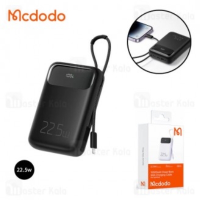 Picture of MCDODO MC-325 PD 22.5W 10000Mah  Type C / iphone Cable Power Bank-Black