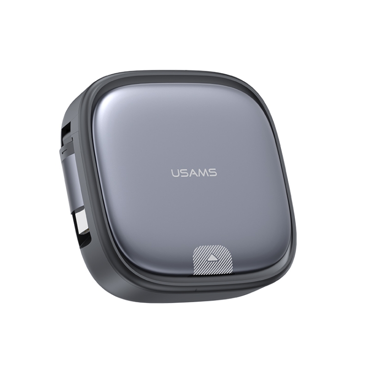 Picture of USAMS US-SJ650 U87 1m 60W USB / Type-C to Type-C / Micro / IP Fast Charging Cable with Storage Set Box -Black