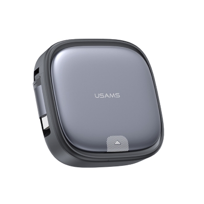 Picture of USAMS US-SJ650 U87 1m 60W USB / Type-C to Type-C / Micro / IP Fast Charging Cable with Storage Set Box -Black